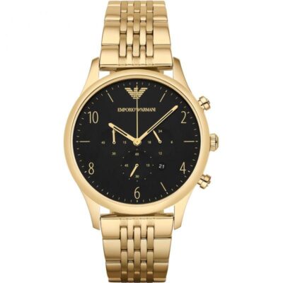 Emporio Armani Men's Gold Chronograph Watch - AR1893